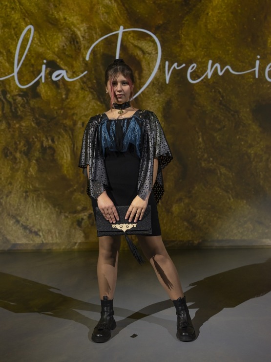 Rīgas modes nedēļā «Riga Fashion Week 2022» prezentējas «Julija Dremiene» no Lietuvas. Foto: Mark Litvyakov Rīgas modes nedēļā «Riga Fashion Week 2022» prezentējas «Julija Dremiene» no Lietuvas. Foto: Mark Litvyakov 325470