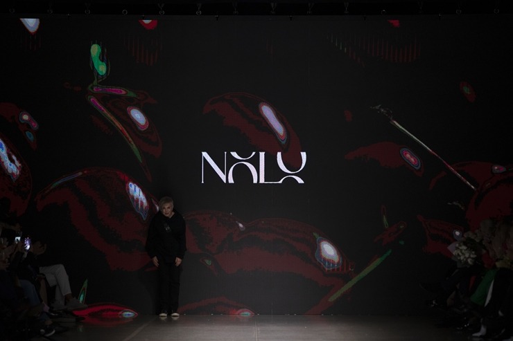 Rīgas modes nedēļā «Riga Fashion Week 2022» prezentējas «Nolo» no Latvijas. Foto: Mark Litvyakov Rīgas modes nedēļā «Riga Fashion Week 2022» prezentējas «Nolo» no Latvijas. Foto: Mark Litvyakov 326550