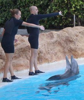 Travelnews.lv apmeklē delfīnu izrādi Tenerifes zooloģiskajā dārzā «Loro Parque». Sadarbībā ar Tez Tour un airBaltic 13