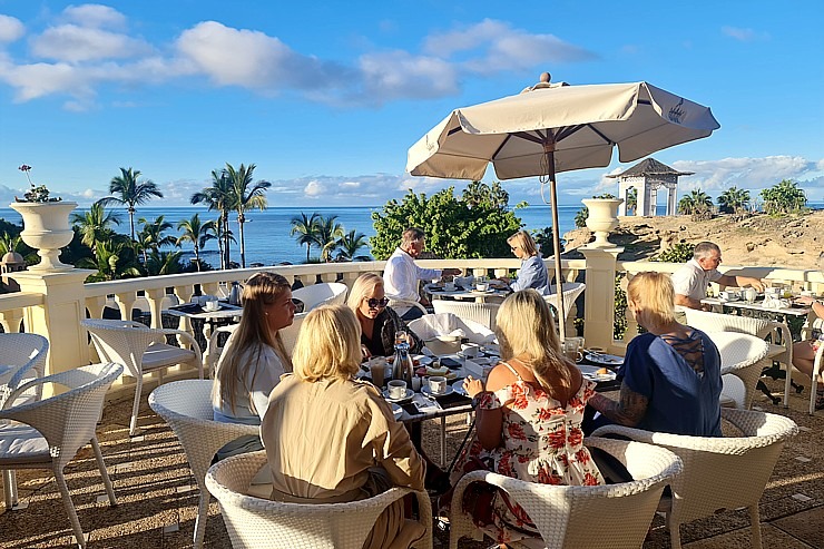 photo: Travelnews.lv izbauda brokastis Tenerifes leģendārajā viesnīcā «Gran Hotel Bahía del Duque Resort»