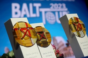 Tūrisma izstādes «Balttour 2023» atklāšanas ceremonija Ķīpsalā. Foto: Rojs Maizītis 4