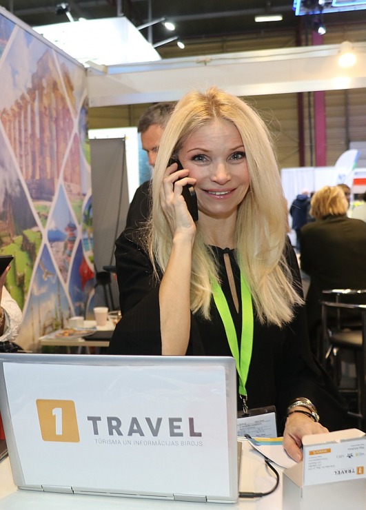 Tūrisma profesionāļi konsultāciju un pārdošanas procesā tūrisma izstādē «Balttour 2023» 332587
