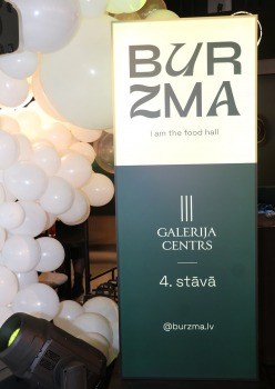 Vecrīgās «Galerija Centrs» 4.stāvā atklāj garšu un notikumu telpu «BURZMA» ar 10 restorāniem 80