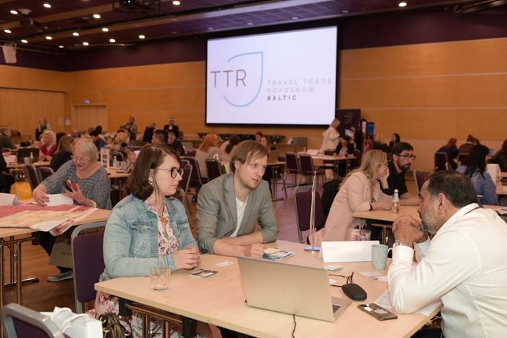 Starptautiskā tūrisma kontaktbirža «TTR Baltic» notiek «Radisson Blu Latvija Conference & Spa Hotel». Foto: Kaspars Garda 337024