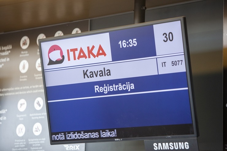 «ITAKA Latvija» sadarbībā ar «Buzz Airlines» uzsāka lidojumus no Rīgas uz Kavalu un Tirānu. Foto: ITAKA Latvija 337401