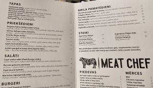 Izbaudām šefpavāra Kaspara Jansona gatavotus steikus Rīgas restorānā «Meat Chef» 22