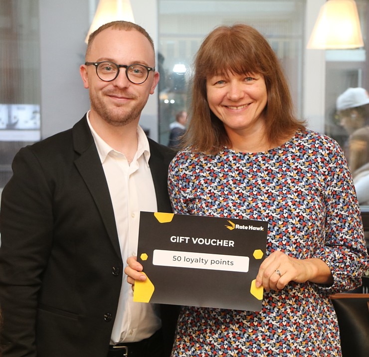 Starptautiskais ceļojumu tehnoloģiju uzņēmums «Rate Hawk» garšīgi satiekas ar Latvijas tūrisma firmām Starptautiskais ceļojumu tehnoloģiju uzņēmums «Rate Hawk» garšīgi satiekas ar Latvijas tūrisma firmām 344355
