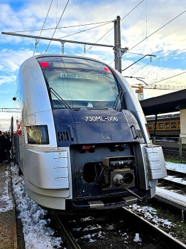Rīgas Centrālā stacijā ienāk pirmais vilciens no Viļņas 25