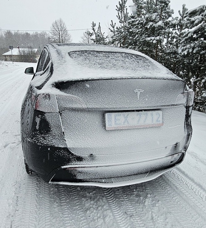 Apceļojam sniegoto Latviju ar auto nomas «Sixt Latvija» spēkratu «Tesla Y Long Range AWD» 349147