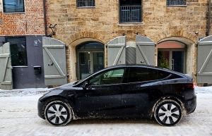 Apceļojam sniegoto Latviju ar auto nomas «Sixt Latvija» spēkratu «Tesla Y Long Range AWD» 13