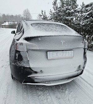 Apceļojam sniegoto Latviju ar auto nomas «Sixt Latvija» spēkratu «Tesla Y Long Range AWD» 33