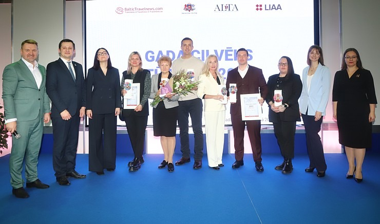 «GADA CILVĒKS TŪRISMĀ 2023» laureāti tiek apbalvoti tūrisma izstādē «Balttour 2024» 349749