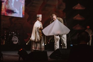 Skati latgaliešu kultūras gada balvas «Boņuks 2023» pasniegšanu. Foto: Dagnija Bernāne / Latgales vēstniecība GORS 11