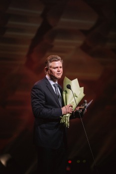 Skati latgaliešu kultūras gada balvas «Boņuks 2023» pasniegšanu. Foto: Dagnija Bernāne / Latgales vēstniecība GORS 16