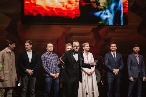 Skati latgaliešu kultūras gada balvas «Boņuks 2023» pasniegšanu. Foto: Dagnija Bernāne / Latgales vēstniecība GORS 5