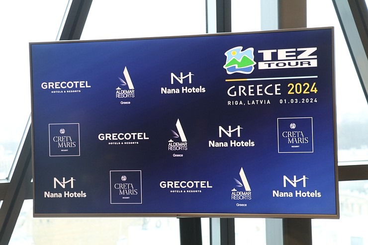 photo: Tūroperators «Tez Tour Latvija» kopā ar Grieķijas viesnīcām rīko «Greece RoadShow 2024» ceļojumu konsultantiem