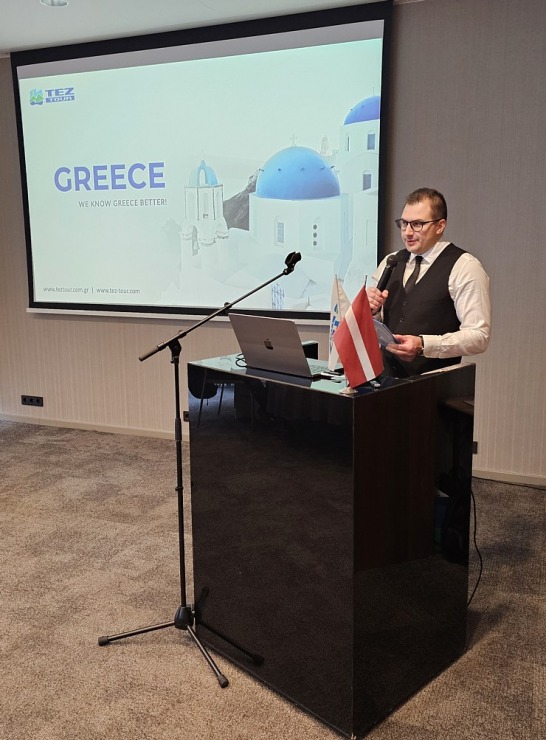 Tūroperators «Tez Tour Latvija» kopā ar Grieķijas viesnīcām rīko «Greece RoadShow 2024» ceļojumu konsultantiem Tūroperators «Tez Tour Latvija» kopā ar Grieķijas viesnīcām rīko «Greece RoadShow 2024» ceļojumu konsultantiem 350532