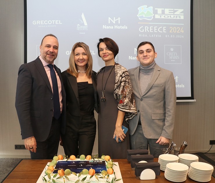 Tūroperators «Tez Tour Latvija» kopā ar Grieķijas viesnīcām rīko «Greece RoadShow 2024» ceļojumu konsultantiem Tūroperators «Tez Tour Latvija» kopā ar Grieķijas viesnīcām rīko «Greece RoadShow 2024» ceļojumu konsultantiem 350552