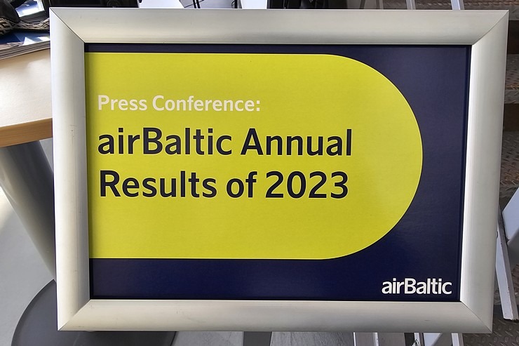 photo: «airBaltic» īpašā preses konferencē ziņo par 2023.gada rezultātiem