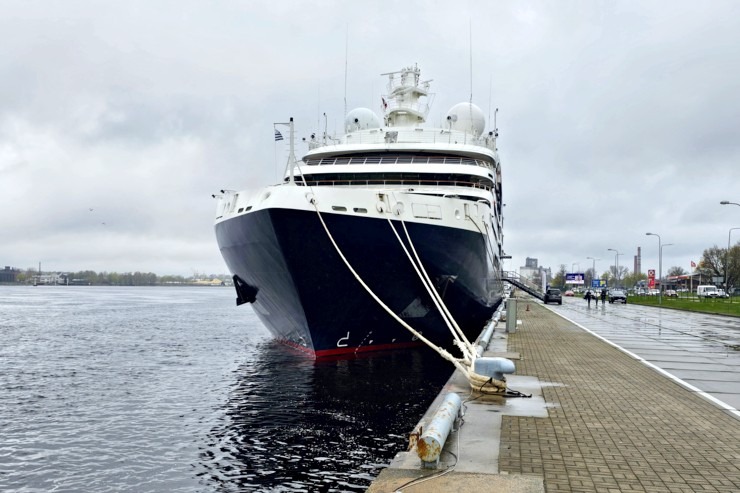 photo: Ar luksus kruīza kuģi «Ponant Le Bellot» Rīga atklāj jauno pasažieru kuģošanas sezonu 2024