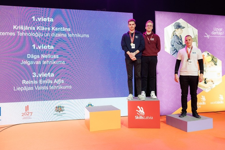 Konkursā SkillsLatvia 2024 noskaidroti Latvijas labākie jaunie profesionāļi. Foto: Toms Norde 353652