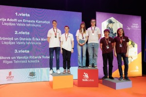 Konkursā SkillsLatvia 2024 noskaidroti Latvijas labākie jaunie profesionāļi. Foto: Toms Norde 11