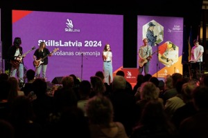 Konkursā SkillsLatvia 2024 noskaidroti Latvijas labākie jaunie profesionāļi. Foto: Toms Norde 13