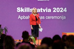 Konkursā SkillsLatvia 2024 noskaidroti Latvijas labākie jaunie profesionāļi. Foto: Toms Norde 6