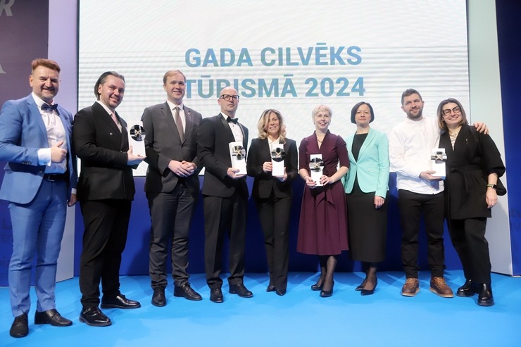 «GADA CILVĒKS TŪRISMĀ 2024» apbalvošanas ceremonij