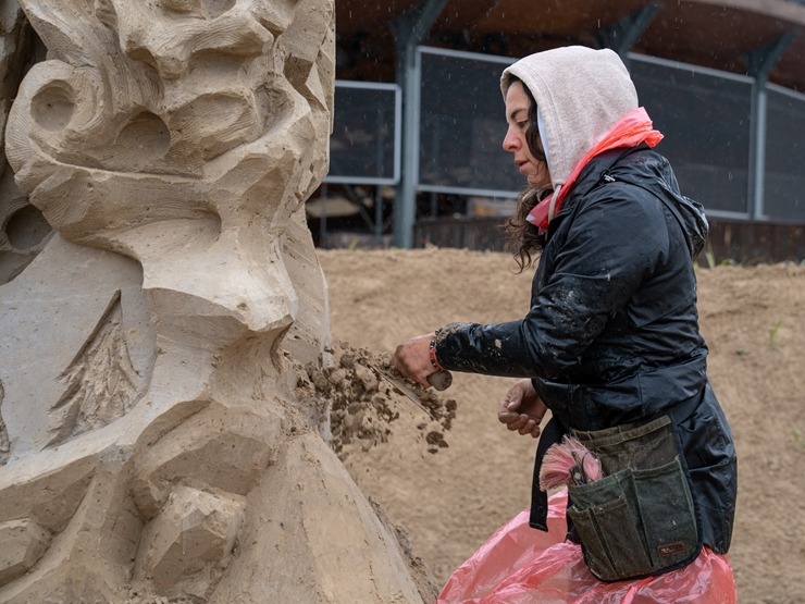 19. Starptautiskā smilšu skulptūru festivāls “Sand Signs 2025” pulcēja 17 meistarus no 11 valstīm. Foto: Raina Šmelde 19. Starptautiskā smilšu skulptūru festivāls “Sand Signs 2025” pulcēja 17 meistarus no 11 valstīm. Foto: Raina Šmelde 371291