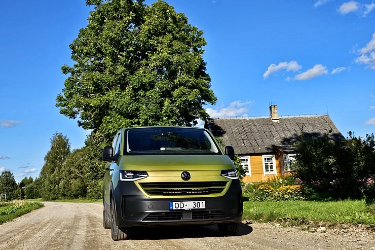 Ceļojam ar jauno kravas «VW Transporter Panamerica