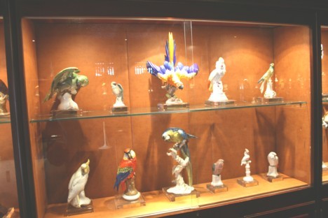 Porcelāna papagaiļu kolekcija 19861