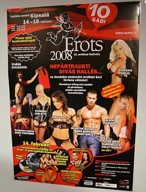 Erotikas izstāde Erots 2008 notiks Ķīpsalā no 14. līdz 16. februārim 20344