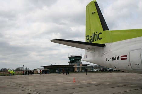 Ventspils lidostā. Sīkāka informācija par lidojumiem: www.airbaltic.lv 21686