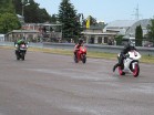 Zibenīgā ātrumā motocikli dodas Biķernieku trasē 9