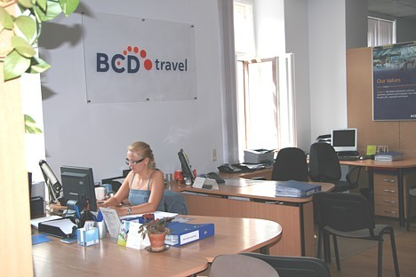 Plašas telpas klientu apkalpošanai ir arī BCD Travel 26491