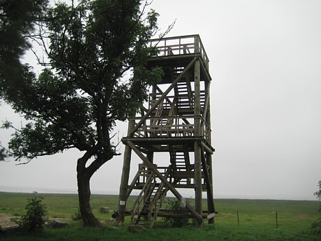 Parka teritorijā ir ierīkots arī Haeska skatu tornis, kura augstums ir 8 metri