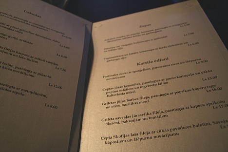 Ēdienkarte neliks vilties nevienam gardēdim 27034
