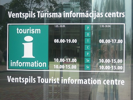 Terminālī atrodas arī Ventspils tūrisma informācijas centrs 27411