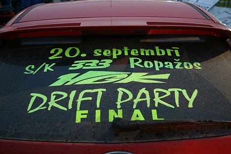 Latvijas Drifta Sēriju pēdējais un septītais posms notika 20. septembrī 333 trasē Ropažu pagastā 27712