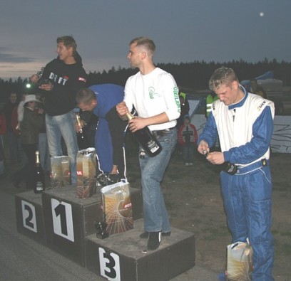 Uzvarētāju apbalvošana - 1.vieta Ervins Ērglis, 2.vieta Gvido Elksnis, 3.vieta Kaspars Martinsons, 4.vieta Antti Lehtinens 27730