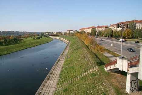 Kauņā saplūst Lietuvā divas svarīgas upes - Neris un Nemūna 28129
