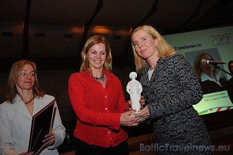 Balva tika pasniegta Kristianai Ancānei (Livland Hotels) (Foto: TAVA) 29702