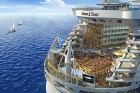 Pasaulē lielākais kruīzu kuģis Oasis of the Seas lielākais lepnums ir peldbaseins dienas laikā, bet vakarā tas pārvērtīsies par amfiteātri, kur ierast 11