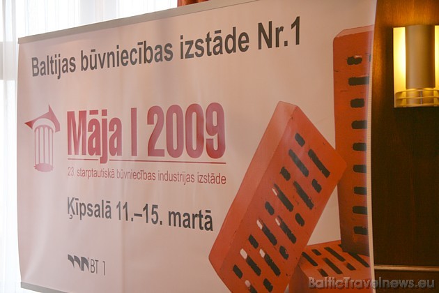 23. starptautiskā būvniecības industrijas izstāde “Māja I 2009” piecas dienas no 11. līdz 15. martam būs darījumu un tikšanās vieta nozares speciālist 31335