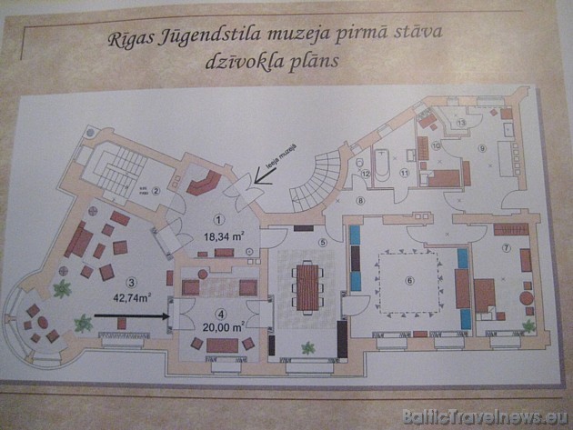 Muzeja otrajā kārtā plānots atvērt arī pārējās autentiski rekonstruētās pirmā stāva dzīvokļa telpas – ēdamistabu, guļamistabu, kalpones istabu, virtuv Muzeja otrajā kārtā plānots atvērt arī pārējās autentiski rekonstruētās pirmā stāva dzīvokļa telpas – ēdamistabu, guļamistabu, kalpones istabu, virtuv 32569