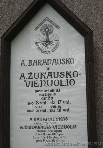 Antana Baranauska (1835.–1902.) klētiņa – viens no interesantākajiem etnogrāfijas un literatūras pieminekļiem Lietuvā Antana Baranauska (1835.–1902.) klētiņa – viens no interesantākajiem etnogrāfijas un literatūras pieminekļiem Lietuvā 33863