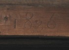 Virs durvīm uzrakstīts datums – 1826. gads - klētiņas uzcelšanas gads 5