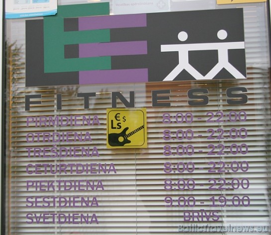 EE Fitness kluba darba laiki 37035