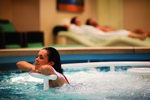 Uz kuģa varēs relaksēties, izmantojot kādu no daudzajiem ūdens procedūru un spa piedāvājumiem 39499